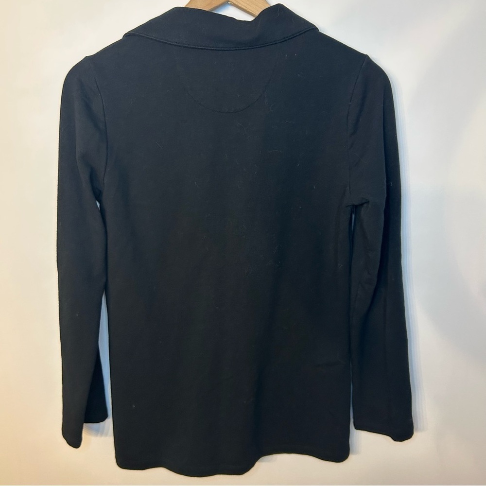 Ralph Lauren Women’s Black and Brown Soft Knit Blazer, Size Small - Picture 4 of 7